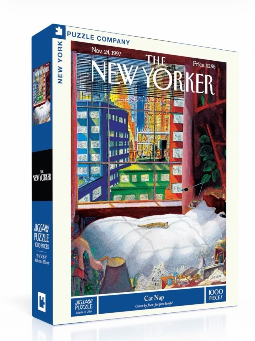 The New Yorker Cat Nap Jigsaw Puzzle (1000 pieces)